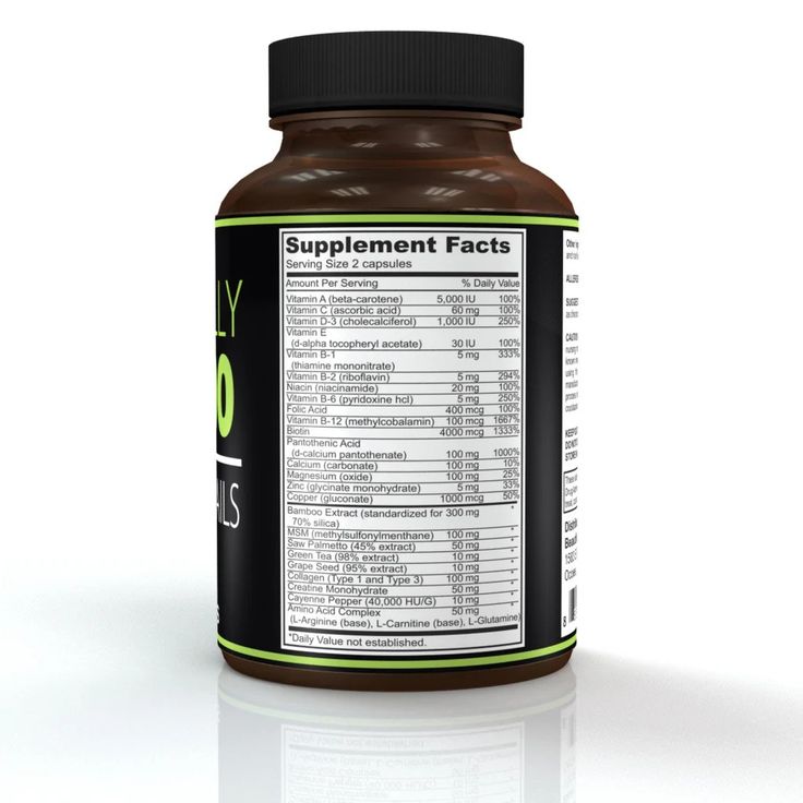 Beautifully Bamboo Ultra Vitamin Complete Formula Hair Skin and Nails formula