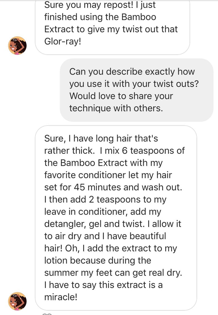 Bamboo Extract Review for Healthy Hair