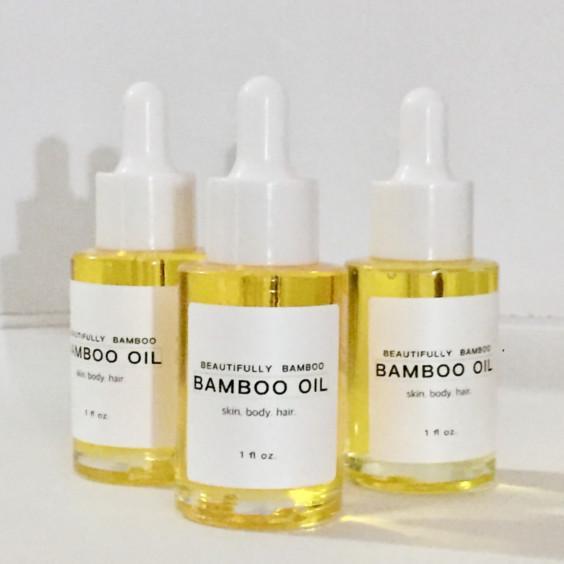 Bamboo Silica Extract Infused Facial Oil