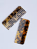 Tortoise Shell Detangling and Styling Comb (Cellulose Acetate)