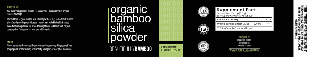 Bamboo Silica Extract Powder