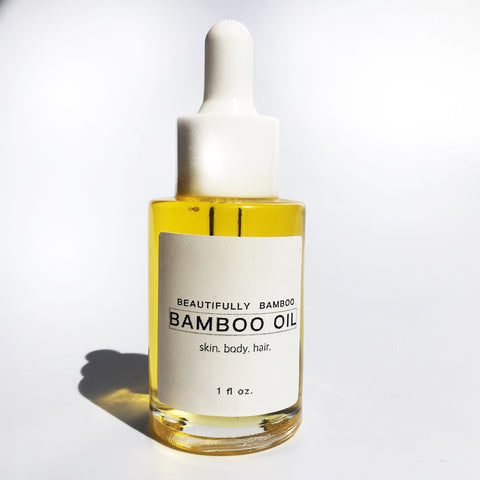 Bamboo Silica Extract Infused Facial Oil